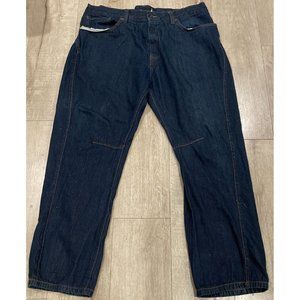 Vintage Rocawear Jeans Mens Sz 46 Classic Fit Baggy Dark Blue Wash Denim Y2K